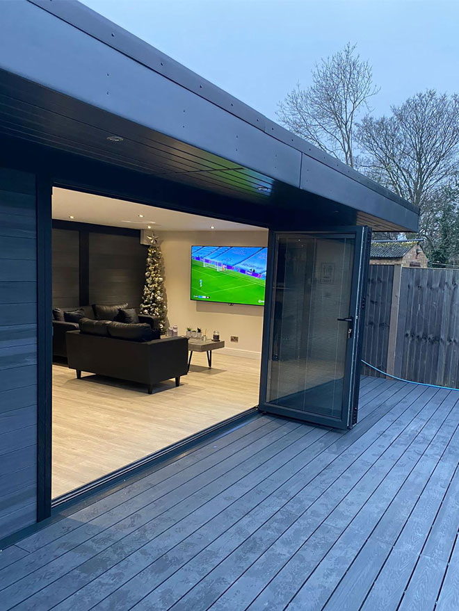 man cave garden room bournemouth